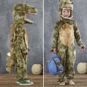 Pottery Barn Kids 7-8 T Rex Dinosaur Halloween Costume Boys Girls